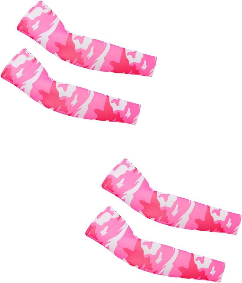 PFFY 2 Pairs UV Protection Cooling Arm Sleeves for Men and Women UPF 50 Sun Sleeve - Image 1